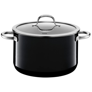 Oala inalta Silit Passion Black 24cm 64L Silargan compatibila inductie neagra