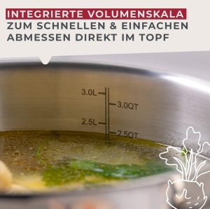 Oala pentru carne Fackelmann Lara, 20 cm, din otel inoxidabil, rezistenta la caldura - Img 5