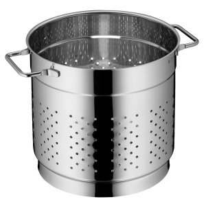 Oala pentru paste WMF 24 cm 7L cu sita integrata si capac din sticla otel inoxidabil Cromargan - Img 8