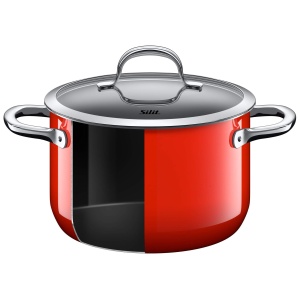 Oala Silit Passion Red 20cm 24l Inductie Material Silargan Rosu - Img 3