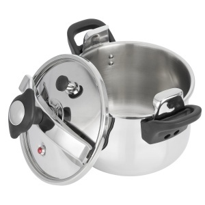 Oala sub presiune Jata Hogar OPC4, 8 Litri, Argintie, Inox - Img 2