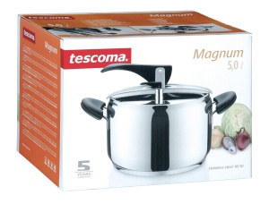 Oala sub presiune Tescoma MAGNUM 5.0 l din inox, cu manere rezistente - Img 3