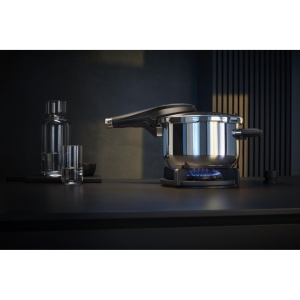 Oala sub presiune WMF Perfect Premium 3l, Cromargan inox, 22 cm, 2 niveluri de gatire - Img 2