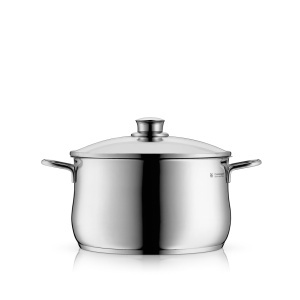 Oala WMF Diadem Plus 20 cm Cromargan Capacitate 37L Inductie Inox Polisat