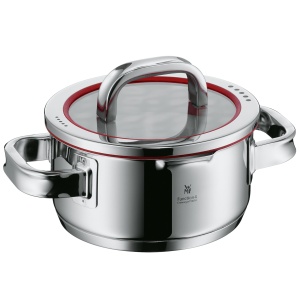 Oala WMF Function 4 16 cm 14L Cromargan Capac Sticla Functii de Turnare