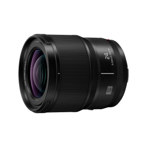 Obiectiv Panasonic LUMIX S-S24E 24mm F1.8, Weitwinkel, Compact, Negru
