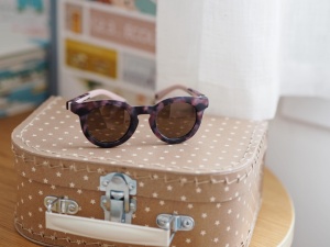 Ochelari de soare BEABA pentru copii 2-4 ani, 100 protectie UV, roz tortoise - Img 6