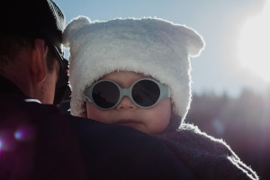 Ochelari de soare pentru bebelusi BEABA, 100 protectie UV, culoare salbeigrun - Img 7
