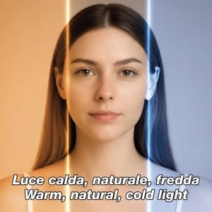 Oglinda de machiaj Beper P302VIS051 cu LED, 3 moduri de lumina, USB-C - Img 5