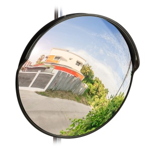 Oglinda de siguranta Relaxdays 45 cm, bruchsicher, pentru interior si exterior, neagra