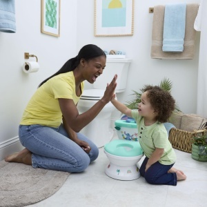 Olita copii Disney Baby Stitch 2-in-1 cu sunete de spalare abtibilduri si sezut detasabil - Img 9