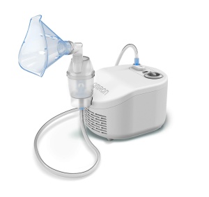 OMRON X101 Dispozitiv de inhalare usoara pentru adulti si copii - inhalator pentru tratamentul usor al bolilor respiratorii precum astmul, racelile, alergiile; Inhalator cu accesorii de inalta calitate