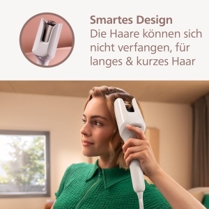 Ondulator Philips WavePro Styler 9000 BHB96810 Alb Tehnologie SenseIQ 5 Setari de Styling - Img 7
