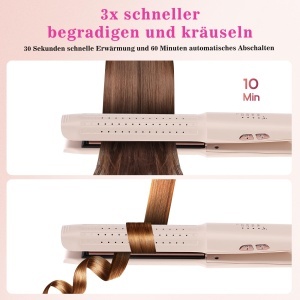 Ondulator si indreptator de par AraSyleon 2-in-1, 42W, cu placi ceramice - Img 5