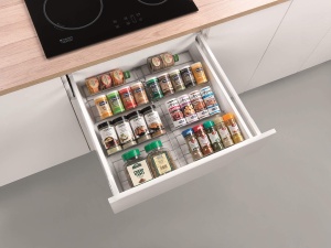 Organizator Metaltex Gewurzregal Argintiu 26x42x3 cm Extensibil - Img 3