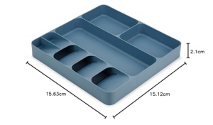 Organizator sertar Joseph Joseph DrawerStore albastru design compact si inteligent - Img 8