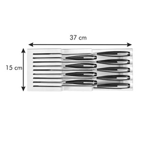 Organizator sertar Tescoma FlexiSPACE 370 x 148 mm pentru 9 cutite - Img 5