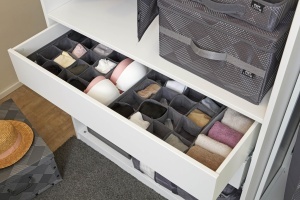 Organizator sertare DOMO PAK LIVING Pixel 16 compartimente material poliester - Img 3