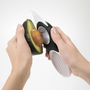 OXO Good Grips 3-in-1 Avocado Schneider Alb Functie Multifunctionala - Img 3