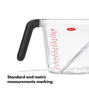 OXO Good Grips Cana de masurat 1L Design ergonomic Graduatie inclinata - Img 4