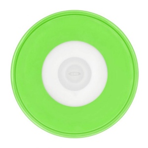 OXO Good Grips Capac din silicon reutilizabil 20cm Verde Transparent - Img 6