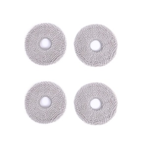 Pachet de 4 Wischpads ECOVACS pentru aspiratoare DEEBOT X2T20T10X1, gri