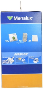 Pachet Menalux 2000VP pentru Bosch BSGL5 si Siemens VSZ6 12 saci filtru igienic H12 3 microfiltre - Img 4