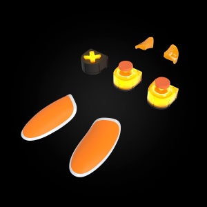 Pachet Module Thrustmaster ESWAP X LED Orange CRYSTAL PACK - 7 Module Iluminate - Img 5