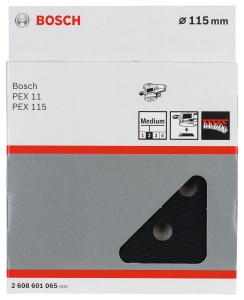 Pad slefuitor Bosch Professional PEX 115, 115 mm, duritate medie, Made in Germany - Img 3