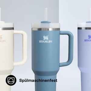 Pahar termic Stanley Quencher H2.0, 1.2L, culoare Indigo, din otel inoxidabil reciclat - Img 7