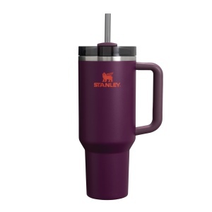 Pahar termoizolant Stanley Quencher H2.0, 1.2L, Plum, din otel reciclat