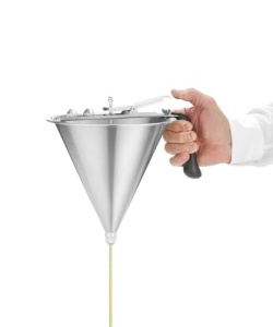 Palnie fondant HENDI, cu trei duze diferite, maner ergonomic, dozare, decorare, lava in masina de spalat vase, 1.5L, 270x195x270mm, otel inoxidabil - Img 3