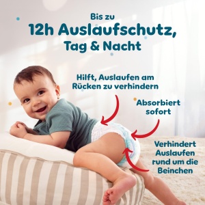 Pampers Pantaloni Baby-Dry, 180 buc, 9kg-15kg, Protectie 360 - Img 6