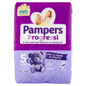 Pampers Progresivi Pantaloni Marimea 5 (11-25 Kg) - 19 Bucati