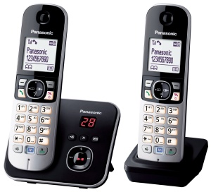 PANASONIC - Panasonic KX-TG6822 Duo Telephones Sans fil Noir - KX-TG6822FRB (versiunea franceza)