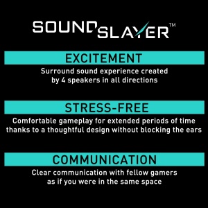 Panasonic SC-GNW10 Gaming Speaker Wireless cu AI Noise Cancelling Negru - Img 2