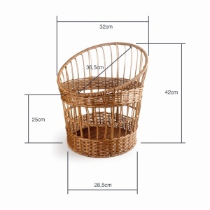 Panera Baguette Lacor 63493, 32 x 42 cm, Polypropylen cu inox, Maro - Img 2
