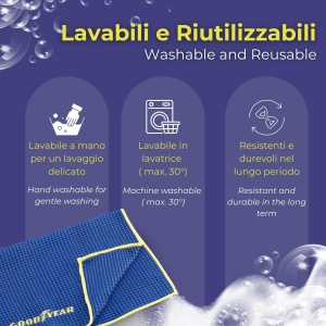 Panno din Microfibra Goodyear 77415 pentru Interior Auto, 40x40 cm - Img 4