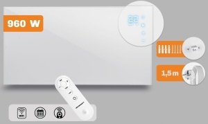 Panou Infrarosu Berdsen 960W, WiFi, Alb, Control Aplicatie - Img 2