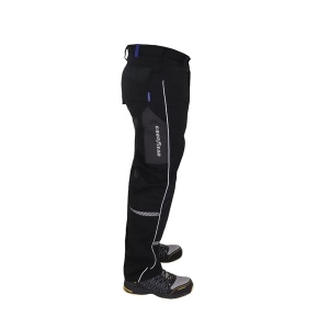 Pantaloni de lucru Goodyear GYPNT011 cu detalii reflectorizante, negru, marimea 38 - Img 2