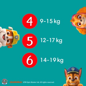 Pantaloni Pampers Baby-Dry Paw Patrol, Marimea 6, 138 buc, 13kg-19kg - Img 7