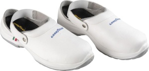 Pantofi de siguranta Goodyear SB-E-A SRC, metal-free, albi, cu absorbtie de energie - Img 2