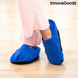 Papuci de casa InnovaGoods Wellness Relax, Culoare albastra, Flexibili, Usor de curatat - Img 6