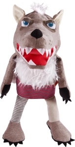 Papusa de mana HABA Wolf Grisbert 37 cm pentru teatru de papusi lavabila - Img 2