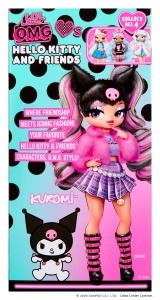 Papusa de Moda L.O.L. Surprise OMG Kuromi - Outfit Detaliat, Corp Mobil, Accesorii - Img 5