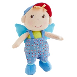 Papusa de Plus HABA Schutzengel Frido, 20 cm, Washable, pentru Bebei si Copii Mici