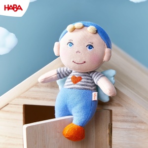 Papusa din material textil HABA Schutzengel Mats 15 cm pentru bebelusi si copii lavabila - Img 4