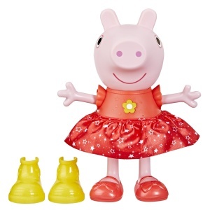 Papusa interactiva Peppa Pig - Petrecere in balta de noroi, roz, 30 cm - Img 5