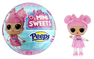 Papusa L.O.L. Surprise Loves Mini Sweets Peeps Cute Bunny, 7 surprize, editie limitata