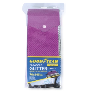 Parasolar Auto Goodyear 70 x 145 cm, Dobleface, Fuchsia, UV-Protectie